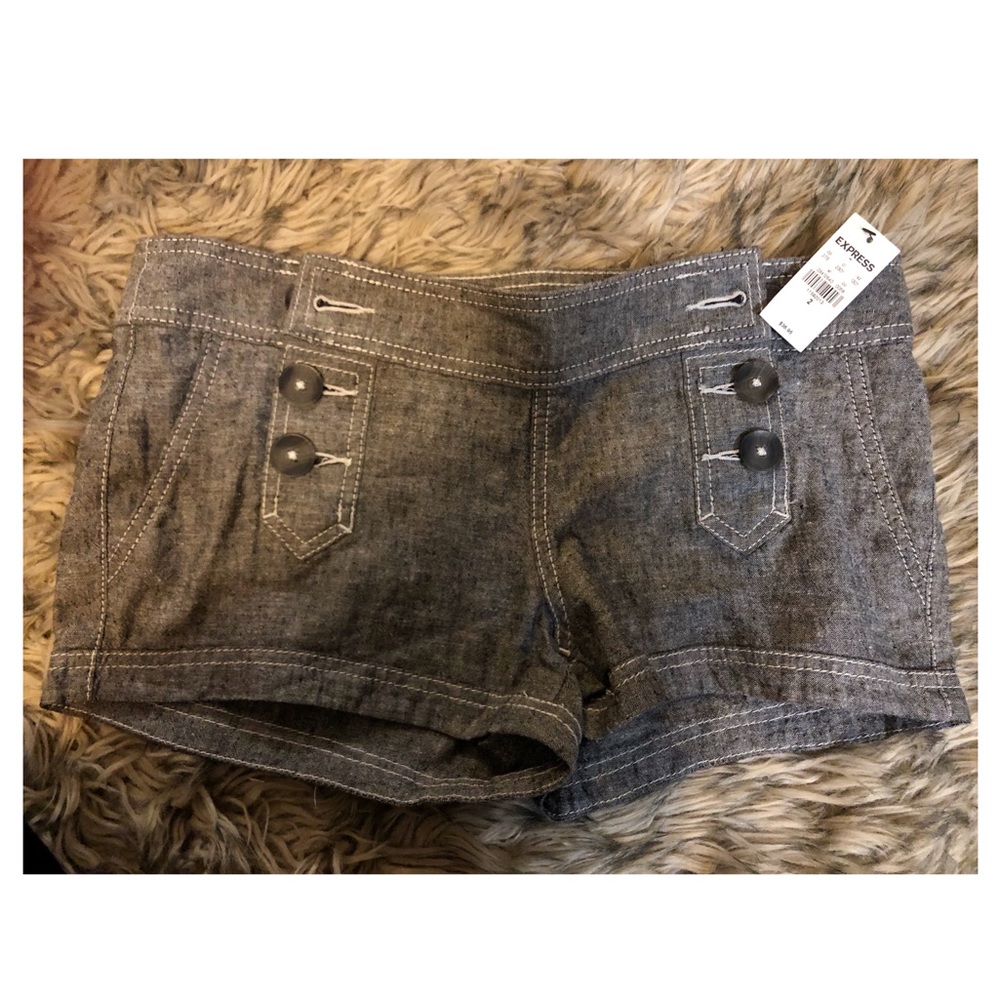 Express gray shorts